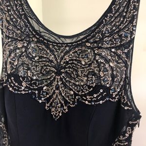 Betsy Adam Dress w/Alex evenings cover up